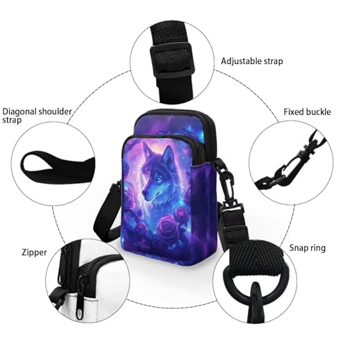 Image of Lightweight Small Crossbody Bags Cell Phone Purses Travel Pouch Shoulder Bag for Women