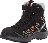 Salomon Kinder Winterschuhe, XA PRO 3D WINTER TS CSWP J, Farbe: Schwarz/Orange (Black/Magnet/Tangelo), Größe: 32