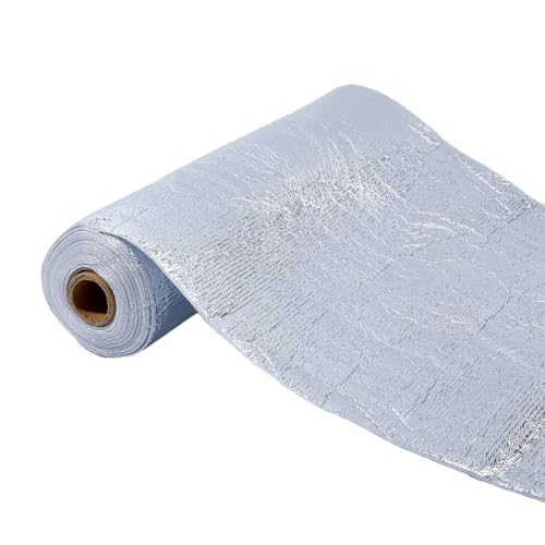 SUPERFINDINGS 1 rollo de guata resistente al calor de 3 m, 0,4 m/15,8 pulgadas de ancho, lámina de aluminio reflectante térmica, forro térmico para agarraderas, guantes de horno, colchonetas y
