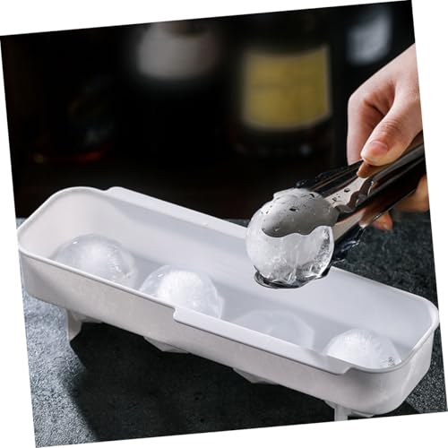 Molde plástico para hielo esférico OSALADI 2 piezas miniatura 5