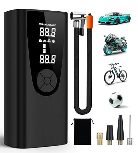 JASKLEV Tire Inflator Portable Air Compressor,180PSI Air Pump for Car Tires - image 1
