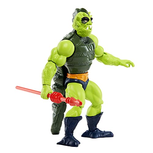 Masters Of The Universe Origins Toy, Whiplash Action Figure, Posable With Battle Accessory And Mini Comic Book, Motu Collectible​​​​ #TOP2