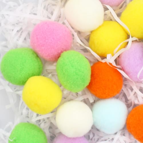 20 Pièces Pompons pour Chat,Balles Chat,Chat Jouet Boules,Balles de Chat Douces,Jouet Chat Interactif Interieur pour Chat,Interactive Training Jouets pour Chat,Multicolores(3cm) – Image 4