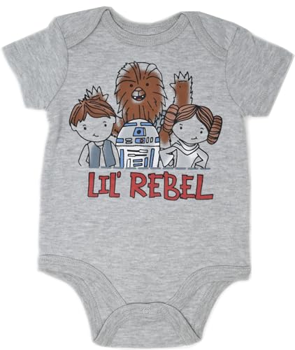 Vêtement Star Wars bébé garçon lot 5 bodys naissance 0-3 mois - 6