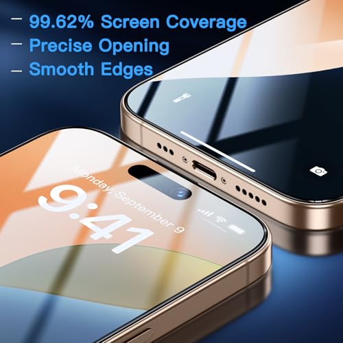 Image of Uyiton for iPhone 16 Pro Screen Protector (Anti-Blue Light)