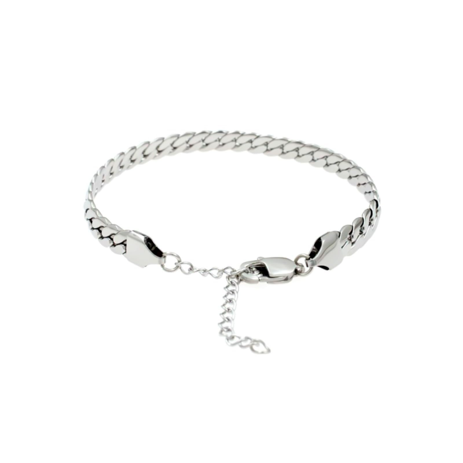 Salty Alpha Dapper Bracelet for Men & Boys | Stainless Steel | Wrist Band | Fancy & Stylish | Birthday Gift | Aesthetic Jewellery | Accessories for Everyday Wear (B0CZHTWZF1) Amazon Price History, Amazon Price Tracker