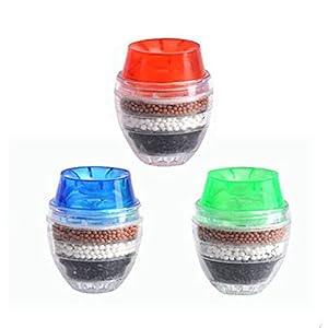 Ghulumn 3 STKS Actieve Koolkraan Filter Kraan Nozzle Water Filter Keuken Tap 5 Lagen Filter Purifier voor Thuisgebruik