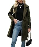 Caractéristiques : Notch reverse, double poitrine, poches droites, manches longues, couleur unie, manteau de pois élégant, longueur au-dessus du genou.