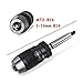 Quick-change Drill Chuck Drill Adapter 1-16mm Self-tightening Lathe Tool MT2-B16 Portable Tool Holder Accessories Keyless Chuck Precision Drill Chuck Steel Core