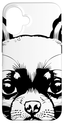 Carcasa para iPhone 16 Chihuahua divertido con gafas de sol Chihuahuas