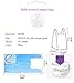 Dergik Diaper Disposal Bags for Baby,On The Go,Fresh Light Baby Powder Faint Scented,Easy Tie Handles, Diaper Bags Disposable for Diaper Sacks Poop Pet Trash Bags Or Dirty Costumes, 270 Bags, Blue