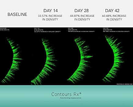 Contours Rx Botanical Lash & Brow Eyelash Enhancing Serum with Plant Stem Cells, Biotin & Peptides - Stronger, Thicker, Fuller Lashes, Cruelty-Free, ...