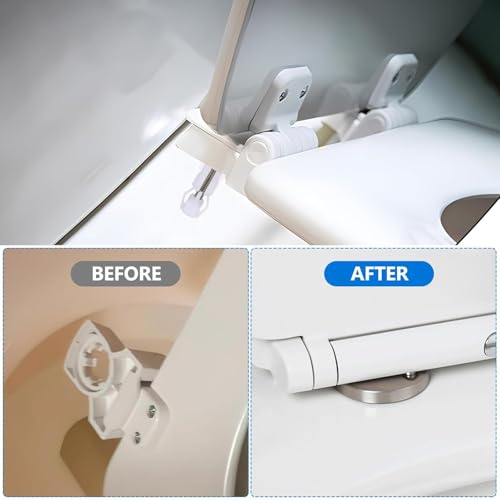 8 Stück Wc Sitz Befestigung Von Oben, Toilettensitz Befestigung, Wc Sitz Halterung, Toilettendeckel Befestigung, für Toilette Top Montage Schrauben Zubehör