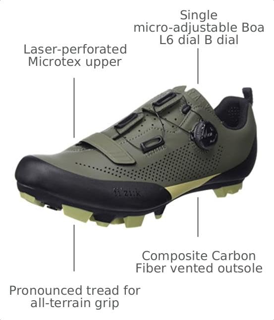 X5 Terra - Military Green / Tangy Green - EU 43/US 9 3/4 by Fizik - Image 3
