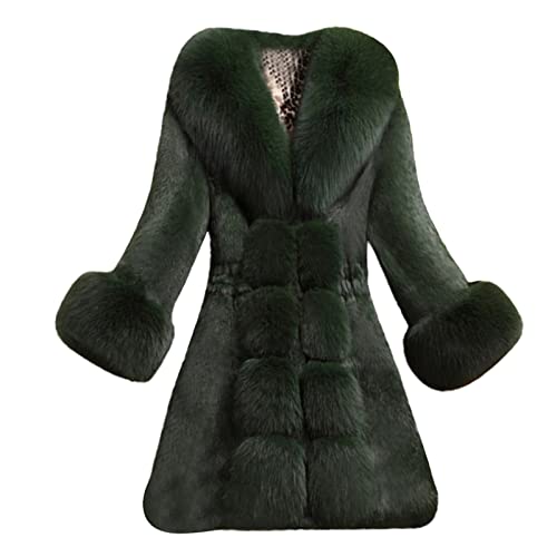 Manteau en peluche doux OnaiC veste en fourrure pour femme longue veste polaire chaude
