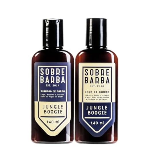 Kit Shampoo e Balm Barba Jungle Boogie 140mL | SobreBarba