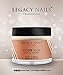 Legacy Nails Cover Acrylic Powder in Peach, Rose, Nude, White & Pink 2oz (Nude)