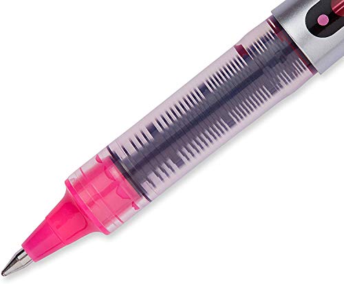 Uni-Ball Vision Rollerball Pens Fine Point, 0.7Mm, Pink, 12 Pack #TOP1