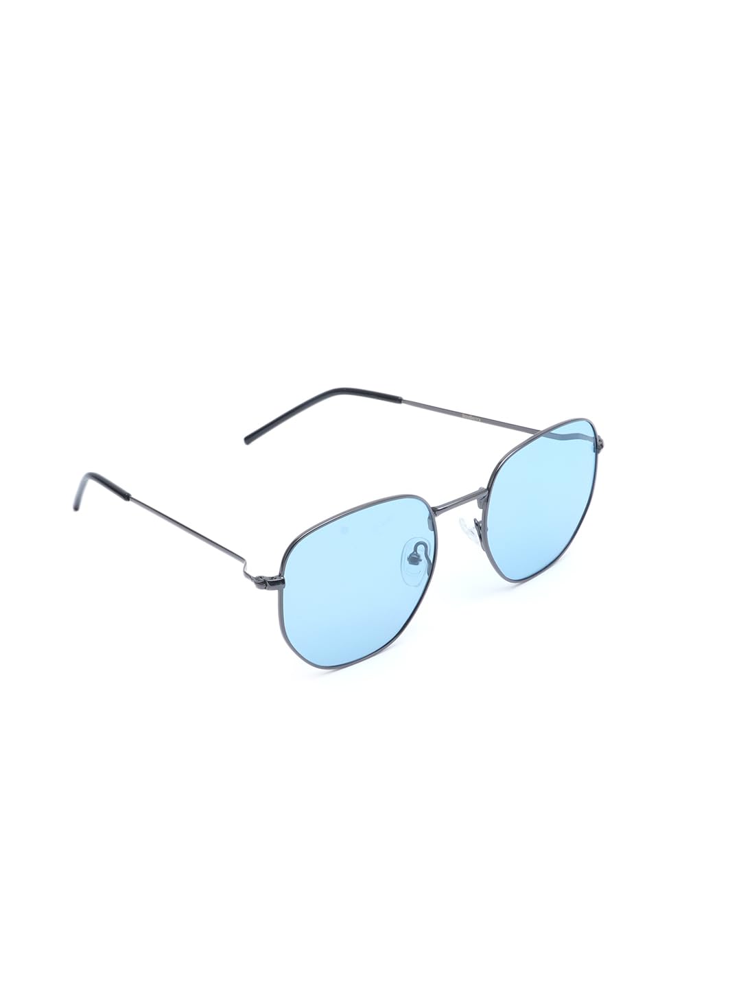 Photochromic Oval Sunglasses for Men - Turban-Fit Slim Metal Frame - Intelligent Day/Night Color Changing Polarized Lenses - UV400 Protection Shades for Singhs & Gents (Blue/Gold)-image-22