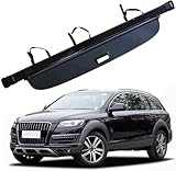  HMLTD Auto Einziehbare Hintere Kofferraum-Hutablage für Audi Q7 4L 2009-2015, Auto Laderaumabdeckung Kofferraumabdeckung Rollo Cargo Cover