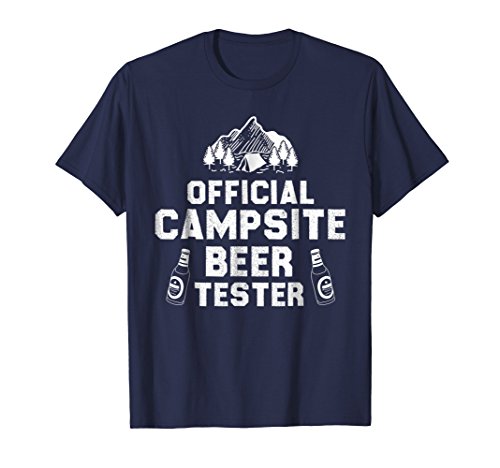 Camping with Family Camp Official Campsite Beer Tester Shirt