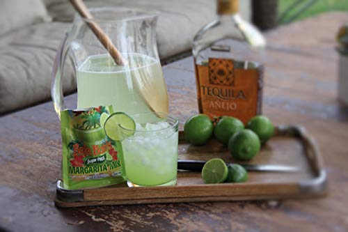 Baja Bob's Original Margarita Mix Powdered Packet (Makes 1/2 Gallon) Sugar Free, Keto Friendly Cocktail Mix