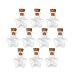 Produktbild Amoyer 10pcs Hauptdekor-Stern Mini-glasflaschen Korn-anzeigen-vials Gläser Container Kleine Flasche Wünschend