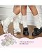 Neaonau Y2K Leg Warmer & Cutecore Accessory - Cutecore Leg Warmers for Women Girls, Clothes with Pom Poms Harajuku Kawaii Fashion White Leg Socks (White, One Size)