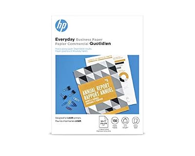 HP Everyday Business Paper, Glossy, 8.5x11 in, 32 lb, 150 sheets, works with laser printers (4WN08A)