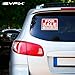 iSYFIX for Sale Sign for Car – 2 Pack 10x7 Inch Premium Vinyl Decals – Weatherproof Self-Adhesive Stickers for Vehicle Window, Home, or Boat – Easy to Apply and Remove, Durable Outdoor Use