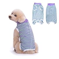 Tibapla Hundebody Nach Op, Weiche Hunde Einteiler Erholungsanzug, Anti Lecken Hunde Chirurgenanzug, E-Halsband Alternative Wundschutzanzüge für Hund Katzen (XS)