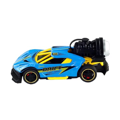 Image of Exclusive Alloy Metal Die-Cast Street Racing Car 1:36 Model with Mist Smoke Spray Pull Back Diecast Toy car with Light Music for Kids