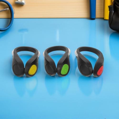 Abaodam 6pcs Night Running Led Clip Lights Multi-Color Safety Shoe Clip Lamp Reflective Shoe Lights for Runners and Bikers Jogging Accessories