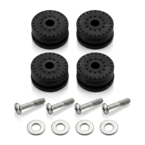 COZERI Pack of 4 Anti-Vibration Feet for Bambu Lab H2D / H2D Combo, Shock Absorbing Silicone Pads for H2S 3D Printer, No