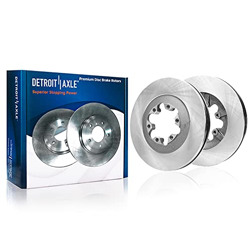 Detroit Axle - Front Disc Brake Rotors Replacement for 2009-2012 Chevrolet Colorado GMC Canyon - 2pc Set