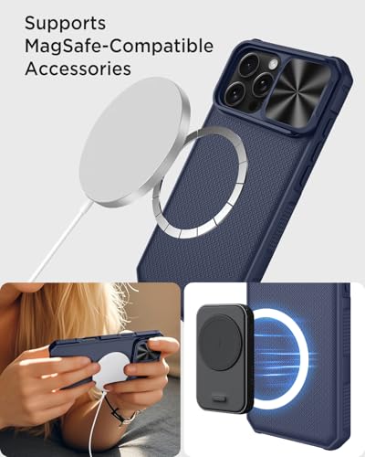 Coque iPhone 16 Pro Max Miimall avec cache caméra et support compatible Magsafe - 4