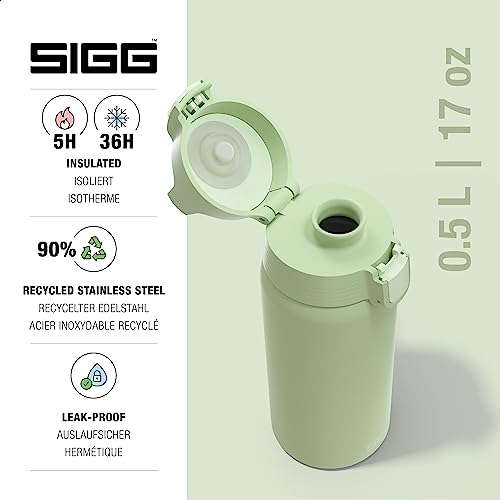SIGG, Insulated Water Bottle, Shield Therm One, Suitable for Carbonated Beverages, Leakproof, Dishwasher Safe, BPA Free - Image 2