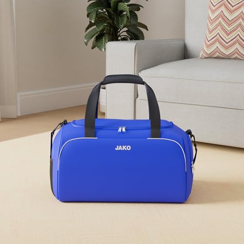 Sporttasche JAKO Classico Gr. 2 en azul y blanco unisex espaciosa 3