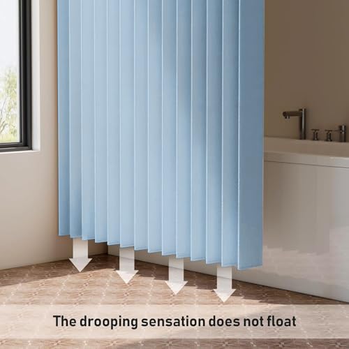 Rideau de douche pliable avec crochets anti-moisissure séparation de pièce - 5
