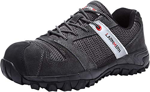 Zapatillas de Seguridad Hombre, LM-18 Zapatos de Seguridad Antideslizantes con Punta de...