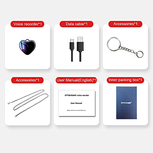 image for Mini Voice Recorder,Digital Voice Activated Recorder,Sound Recorder, A