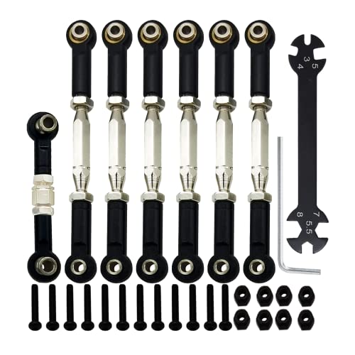 Binghfobbyhuo Adjustable Turnbuckles/Camber Link For Traxxas 1/10 Slash 2Wd 4X4/Rustler 2Wd 4X4//Hoss 2Wd 4X4/Stampede 2Wd 4Wd Upgrade Parts #TOP10