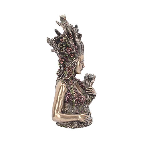 Nemesis Now Gaia figura de busto 30 cm bronce escultura mitológica coleccionable 7