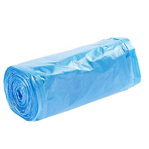 TINGS Office Desk Small Trash Bags Mini Recycling Garbage Trash Can Bags Disposable Bags for Car Bathroom Kitchen Under cabinet,Blue