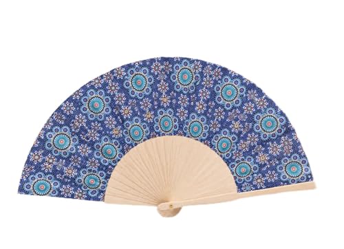 Générique Éventail Marocain Pliable en Bois Naturel Accessoire Chic – Fabrication Artisanale Motifs Mosaïque – Cadeau Élégant & Souvenir Authentique...