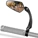 CHIMONA Fahrradspiegel HD Echtglas Fahrrad Rückspiegel | 360 Grad drehbar Fahrradspiegel Klappbar |Fahrradspiegel für e-bike|Fahrradspiegel für Lenker ebike Mountainbike MTB (links)