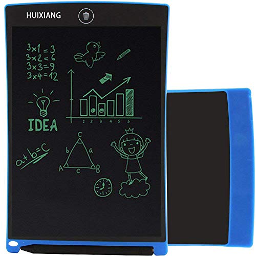 Tableta de Escritura Lcd 8.5 Pulgadas Lcd Tablero de Dibujo Lcd Dibujo Junta Lcd Tableta de Gráfica LCD Memo Pad Adecuado Para Niños/Oficina/Profesores/Estudiantes/Reunión de Negocios 8.5 Inch,Azul