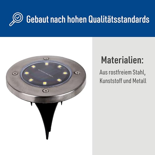 NäVe Lampada Led Picchetto Solare Kian, Set 6X - 4