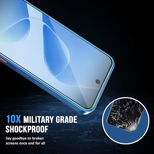 Image of ArmourPro Military Grade Gorilla Tempered Glass Screen Protector Compatible for Infinix Hot 60 5G with Edge to Edge Coverage, Cable Protector and Easy Installation kit (6.7 Inch)