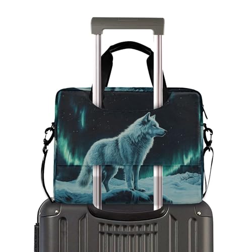 Maletín para portátil ALAZA Wolf Green 13-15.6 pulg miniatura 3